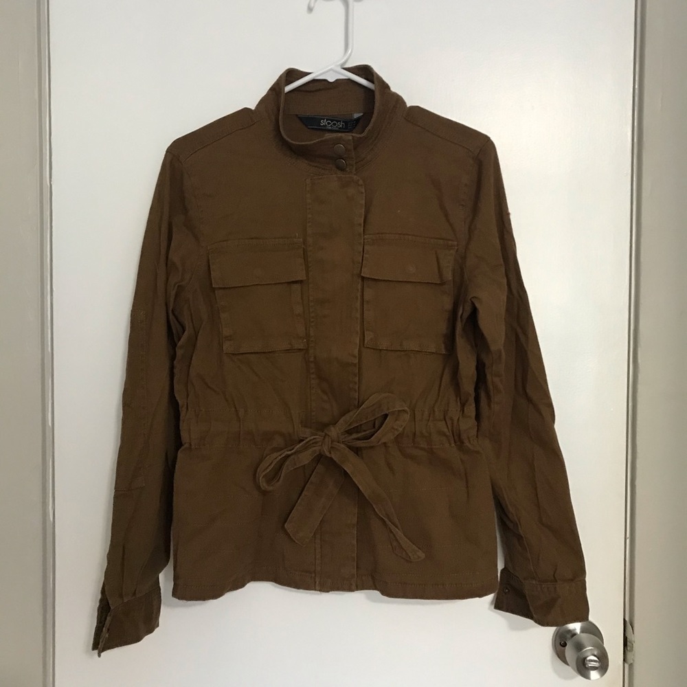 NEW Stoosh Anika Tie Waist Anorak Jacket